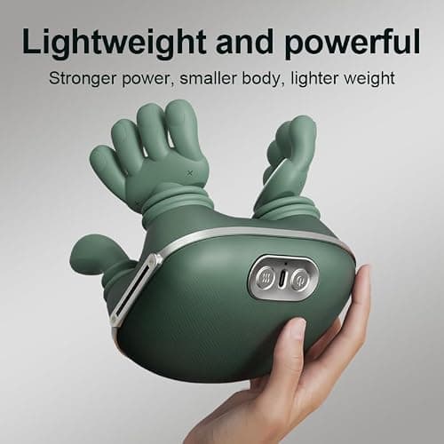 Electric Neck Massager with Heat, 2026 Upgraded Bionic Deep Tissue Neck & Shoulder Massager, Wireless Cervical Neck Massager with Kneading, Advanced Pain Relief & Muscle Relaxation — view 4