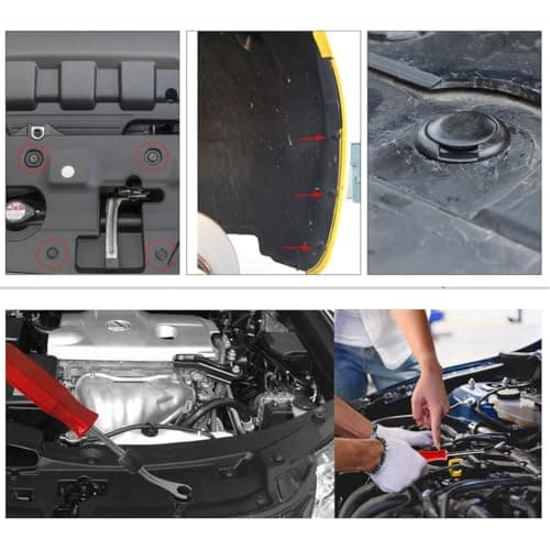 Car Push Retainer Clips Screws 1355PCS Auto Fasteners Assortment 42Popular Sizes Door Panel Trim Automotive Clips Bumper Rivets with Fastener Remover for Pickup Truck Ford GM Toyota Honda Chrysler — view 3