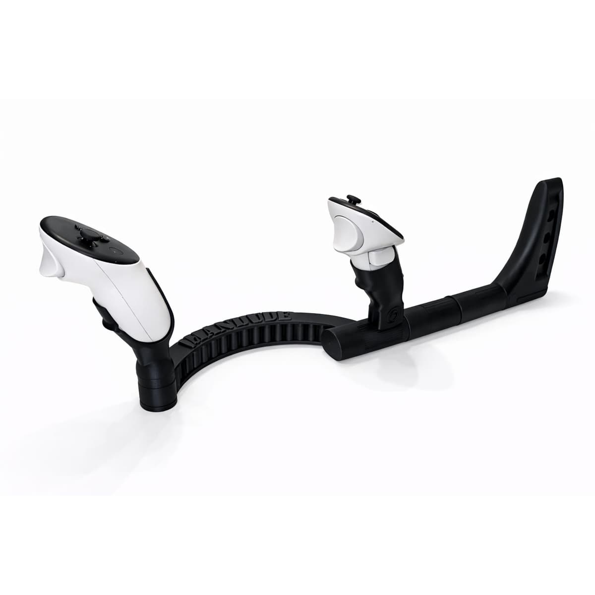 VR Gun Stock for Quest 2 & 3 – Rifle Grip VR Controller Stock Compatible with Meta Quest 2 & 3 – Lightweight & Quick-Release FPS Accessory for Enhanced Shooting Games (Black)