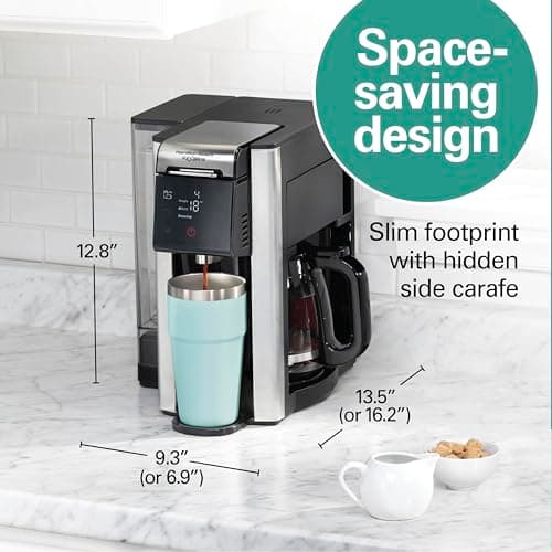 Hamilton Beach Flexbrew Advanced 5-in-1 Drip & Single Serve Coffee Maker — view 7
