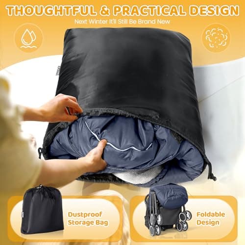 Orzbow Stroller Bunting Bag with Extended Footmuff, Weather-Proof, Warm — view 5