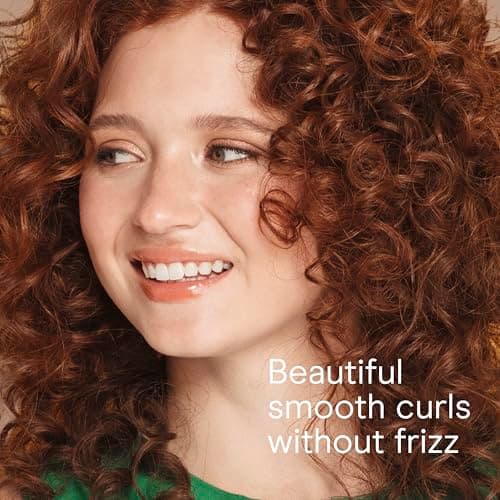 Conair Double Ceramic ¾-Inch Curling Iron with Claw Clip, ¾-Inch Barrel Creates Tight Curls, Hair Curler for Use on Short, Medium, & Long Hair, White/Rose Gold — view 2