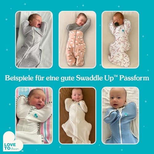 Love to Dream Swaddle UP, Baby Sleep Sack, Self-Soothing Swaddles for Newborns, Improves Sleep, Secure Fit Helps Calm Startle Reflex, New Born Essentials for Baby, Small 8-13lbs, Gray — view 4