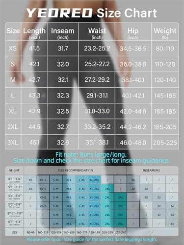 YEOREO CoreFlex Women Workout Flare Leggings with Pockets Hidden Scrunch High Waisted Cargo Gym Yoga Leggings Black XL — view 5