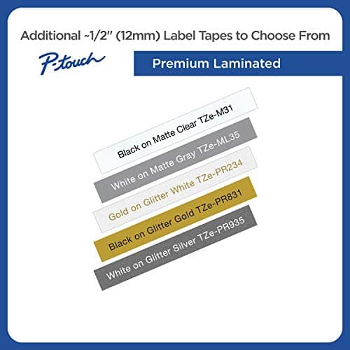 Brother Genuine TZeFA3 Navy on White Fabric Iron-on 12 mm Tape for P-Touch Label Makers — view 5