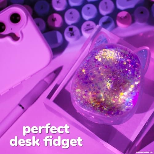 Original Squishmallows™ SLIMYGLOOP Purple Gelli Gels, Slow Rising Sensory Squeeze Toy with Glitter, Gel Filled Fidget Toys — view 4