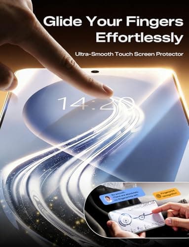 MAGIC JOHN 2PACK 3rd Gen for Samsung Galaxy S26 Ultra Screen Protector, One-Pull Easy Install, Smooth Touch, Auto-Align Screen, Support Fingerprint Unlock, 9H Glass, Anti-Scratch — view 3