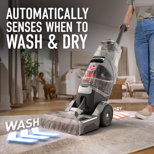 Hoover SmartWash Pet XL Upright Carpet Cleaner Machine for Carpet and Upholstery, Automatic Deep Cleaning Carpet Shampooer, Converts to Spot Cleaner, Pair with Hoover Carpet Cleaner Solution — view 2