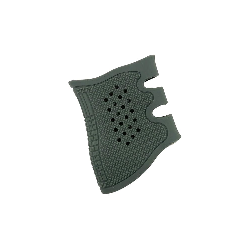 Funda de Empuñadura Ventilada de Goma para Glock 17, 19, 19x, 20, 21, 22, 23, 25, 31, 32, 34, 35, 37, 38, 41, 43x, 44, 45, 48 / AR-15 / Pistolas AK – Accesorio de Goma — view 4