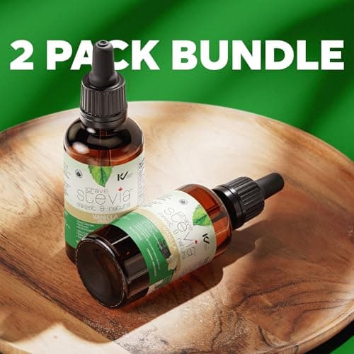 Crave Stevia Pure Vanilla Liquid Stevia Drops, Sugar-Free, 2 x 50ml