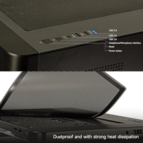LXZ Gaming Desktop Core i7-14700F, RTX 5060 8G, 16G DDR5 RAM, 1TB NVME 3.0 SSD, Prebuilt Gaming PC, VR Ready Tower Computer for Home and Office — view 2
