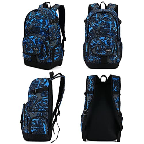 rickyh style School Backpack Travel Bag for Men & Women Lightweight College Back Pack with Laptop Compartmen