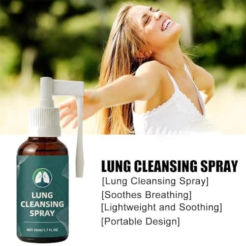 Lung Cleansing Spray，1.7 Fl.oz. Respiratory Support, Mucus Relief And Lung Cleanse – Support for Lungs Detox for Smokers — view 5