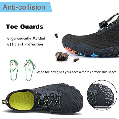 MAYZERO Water Shoes Men Women Quick Drying Swim Surf Beach Pool Shoes Wide Toe Barefoot Aqua Shoes Summer Outdoor Sports Shoes — view 6