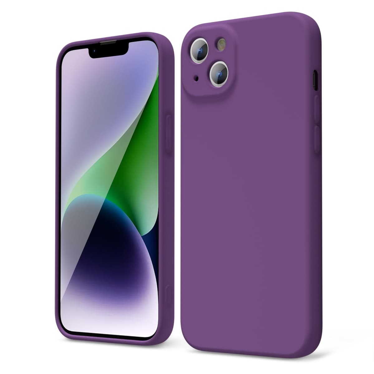 oakxco for iPhone 17 Pro Max Phone Case Liquid Silicone, Cute Thin Slim Grip Soft Rubber Gel for Women Men, Smooth Matte TPU Plain Solid Color Girly Simple Case with Camera Cover, Light Pink — view 228