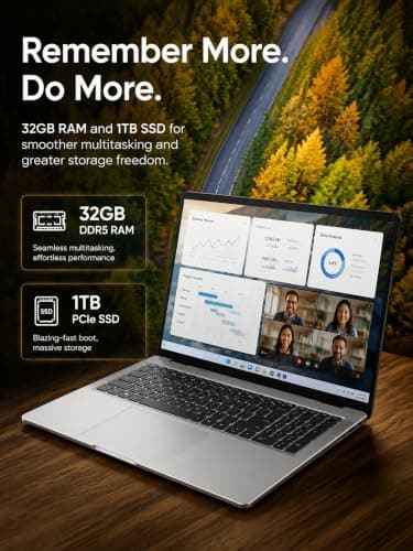 Dell 16 Touchscreen Laptop, Core 7 150U, 32GB DDR5 RAM 5200MT/s, 1TB SSD — view 4