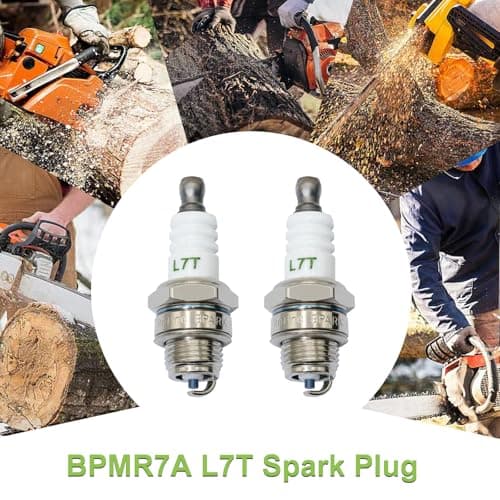 2-Pack BPM8Y Spark Plugs for NGK BPM8Y BPMR8Y, BPMR8Y Spark Plug Compatible with Echo SRM230 SRM 225 SRM210 Champion RCJ8Y Torch L8RTC, BPMR7A L7T Spark Plug Replaces for Echo A425000000 — view 5