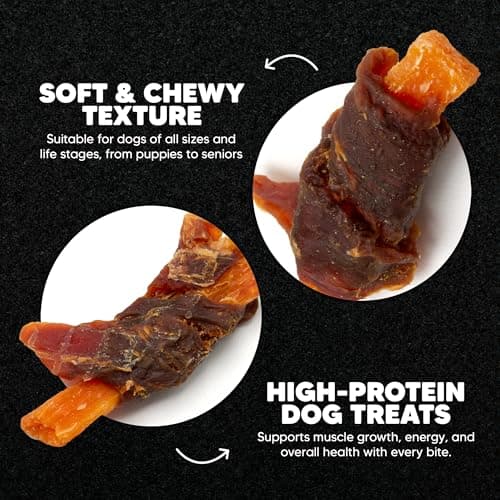 Premium Feeders Sweet Potato & Duck Twists Dog Treats 1 kg – Duck Jerky High-Protein Chewy Training & Reward Treats – Natural, Low Fat, Digestible – for All Breeds — view 4