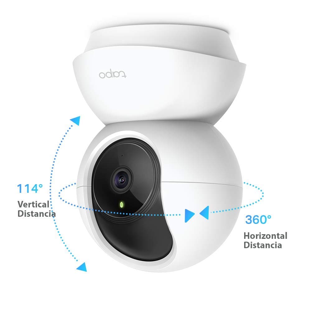 Tapo C200P2 - Cámara IP WiFi 360° Cámara de Vigilancia FHD 1080p,Visión Nocturna, Notificaciones en Tiempo Real, Admite Tarjeta SD,Detección de Movimiento,Control Remoto,Compatible con Alexa — view 2