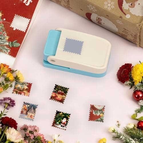 Square Hole Punch, 2.5 * 2.1cm Stamp Square Paper Puncher, Punch Cutter for Card Making, Scrapbooking, DIY Make, Gift Tag Puncher (Small Rectangular) — view 3
