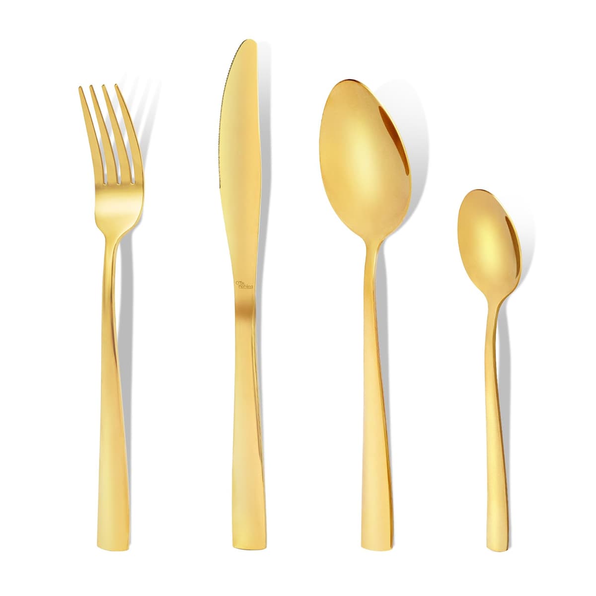 Cubiertos Acero Inoxidable 36 Piezas - Juego de Cubiertos para 6 Personas Cubertería Completa con Cuchillos de Carne, Cuchillos de Mesa, Tenedores y Cucharas - Diseño Moderno Apto Lavavajillas — view 9
