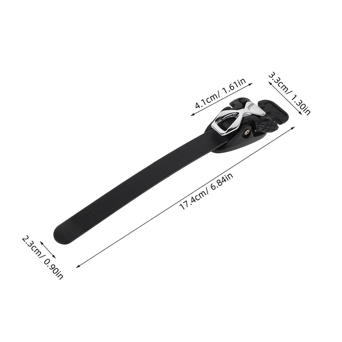 ORFOFE Correas de Hebilla Ajustables para Patines en Línea Juego de 2 Unidades con Cierre Microajustable Accesorios Aplicables con Tornillos para Patinaje Ciclismo de Montaña y Hockey — view 2