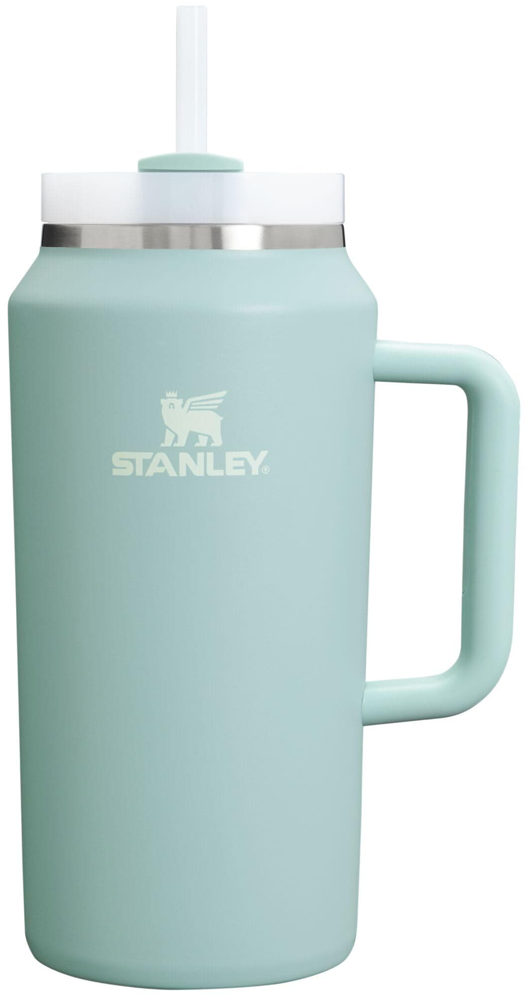 Stanley Quencher - Vaso H2.0 con mango - 1200 ml - Tapa de rosca con pajita incluida - Antifugas y portavasos de coche compatible para viajes - Vaso térmico de acero — view 35