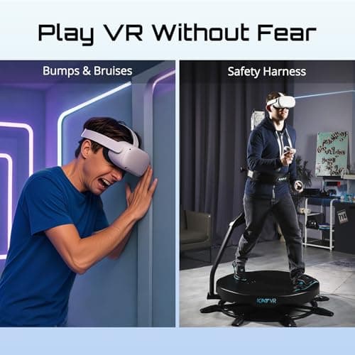 KAT Walk C2 CORE VR Treadmill | 360° Omni-Directional Walking Platform for Gaming & Fitness | Works with SteamVR, Compatible with Leading VR Headsets US Size 10 — view 2
