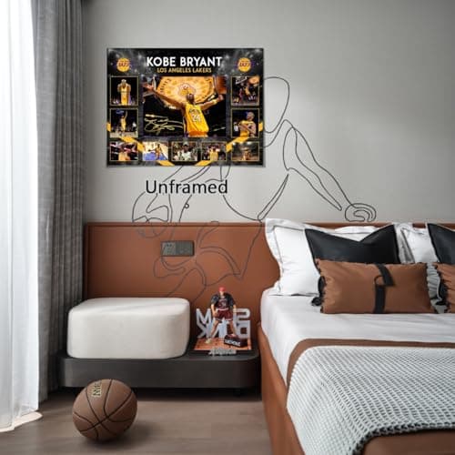 LPAIWXY Kebo Brynat Dunk poster For Fans Kids room Bedroom wall Decor-Basketball Kebo Brynat Signed Posters Canvas Prints Picture For Teen Boy girls Gifts — view 2