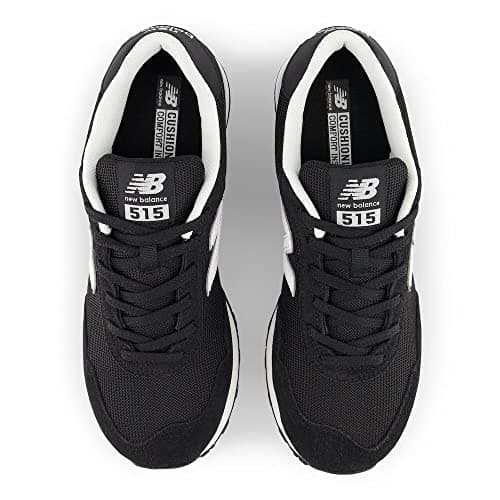 New Balance Men's 515 V3 Sneaker, Black/White/Aluminum Grey, 10.5 — view 4