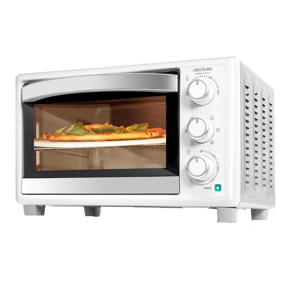Cecotec Horno de sobremesa Bake&Toast 1090 White, 10 L, 1000 W, Temporizador 60min, Temperatura regulable hasta 230ºC, Bandeja para hornear, parrilla y pinzas. — view 12