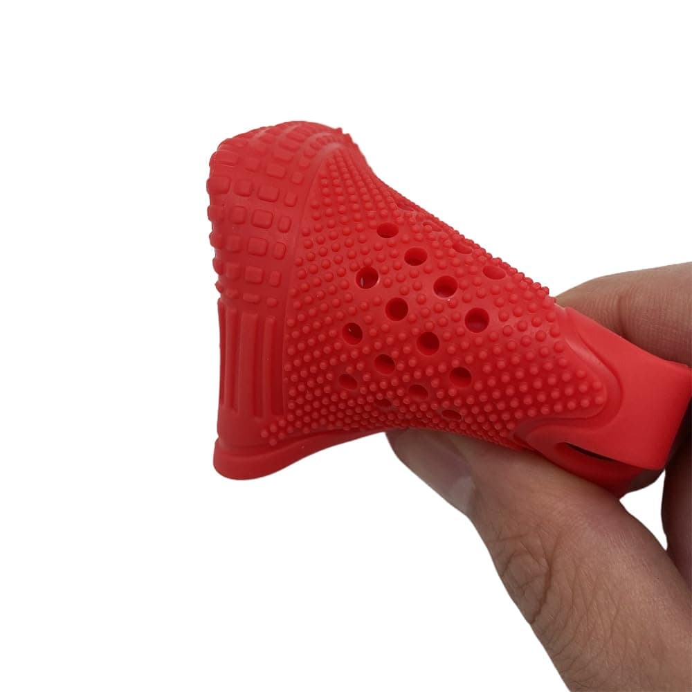 Funda de Empuñadura Ventilada de Goma para Glock 17, 19, 19x, 20, 21, 22, 23, 25, 31, 32, 34, 35, 37, 38, 41, 43x, 44, 45, 48 / AR-15 / Pistolas AK – Accesorio de Goma — view 2
