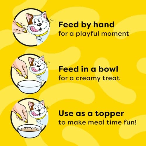 Temptations Creamy Puree Adult Lickable Cat Treats, Chicken Multi Pack, 16 Pouches, 192g — view 3
