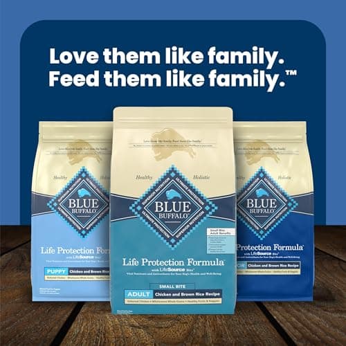 Blue Buffalo Life Protection Formula Chicken & Brown Rice Small Bite Adult Dry Dog Food, Supports Immunity with Antioxidant-Rich LifeSource Bits, Promotes Healthy Muscles, Skin & Coat Health, 15 lbs. — view 9