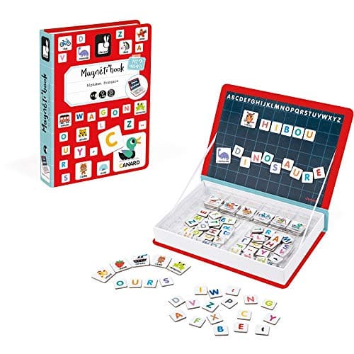 Janod • Magneti’Book French Alphabet • 3 to 8 Years • Educational Magnetic Games Toy for Kids Toddler Children • J02711 — view 2