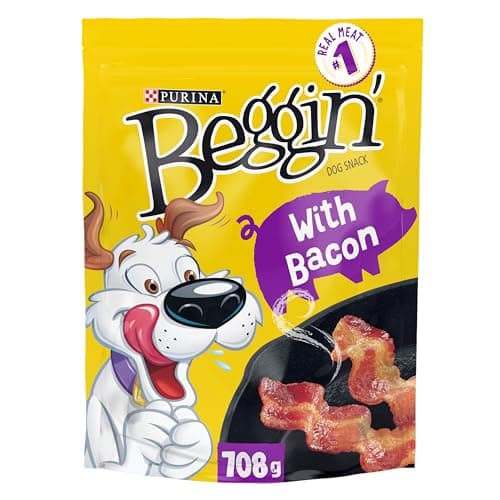 Beggin' Strips Dog Treats, Bacon - 708 g Pouch (1 Pack)