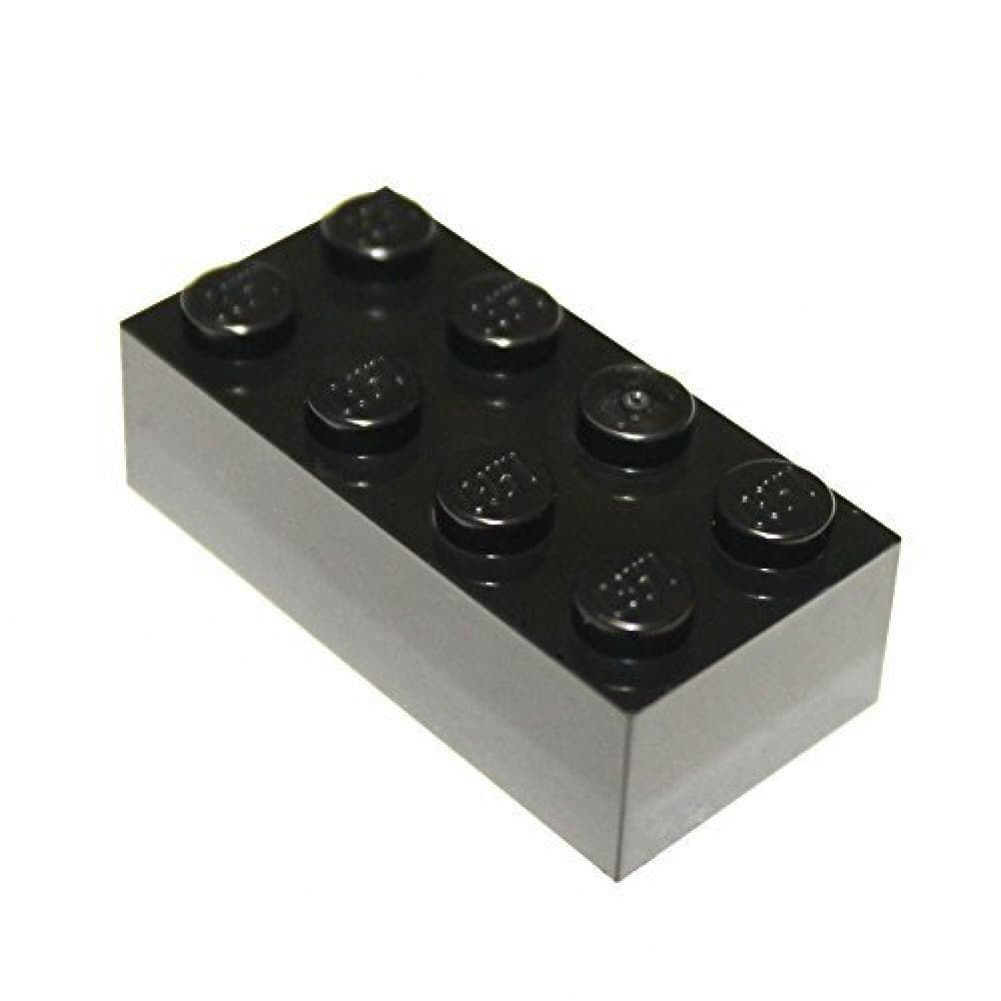 LEGO Parts and Pieces: Black 2x4 Brick x50 by LEGO — view 3