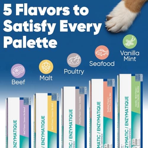 Virbac C.E.T.® Enzymatic Toothpaste| Tartar & Plaque Control for Fresh Breath | Pet Dental Care Toothpaste |Beef Flavor, 2.5 oz — view 4