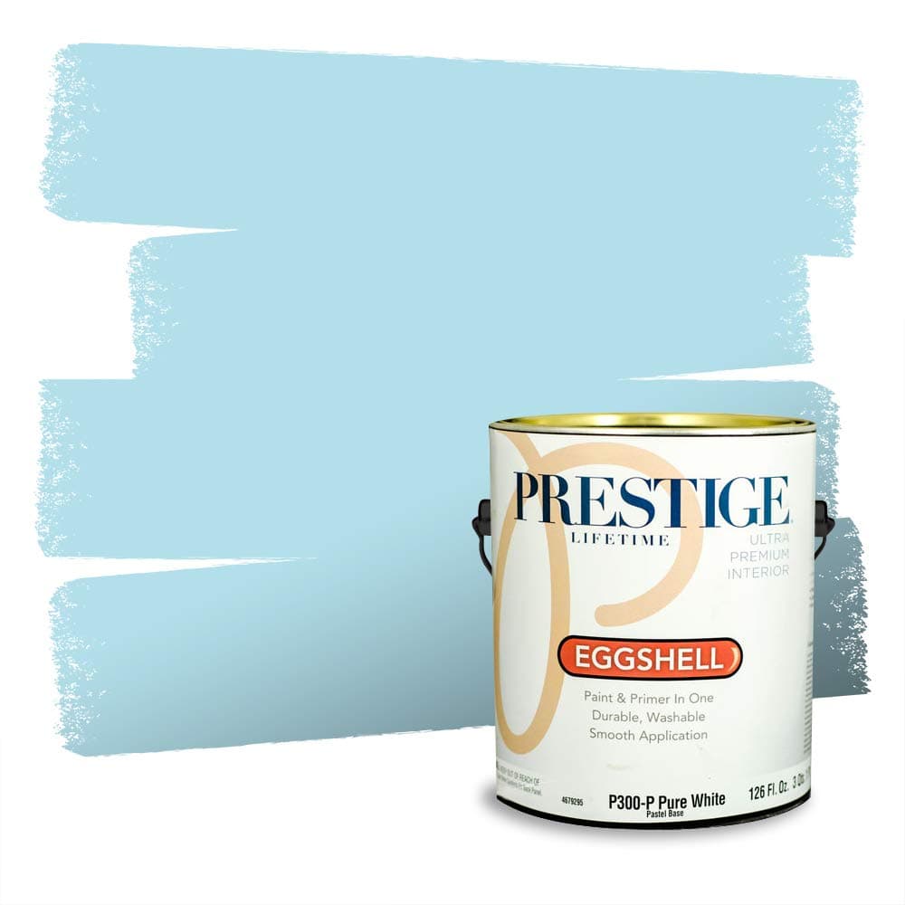 PRESTIGE Paints Interior Paint and Primer In One, 1-Gallon, Semi-Gloss, Comparable Match of Valspar* Dewdrop* — view 617