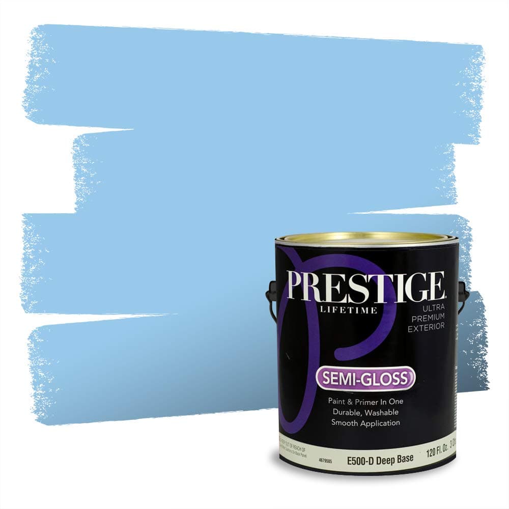PRESTIGE Paints Interior Paint and Primer In One, 1-Gallon, Semi-Gloss, Comparable Match of Valspar* Dewdrop* — view 716