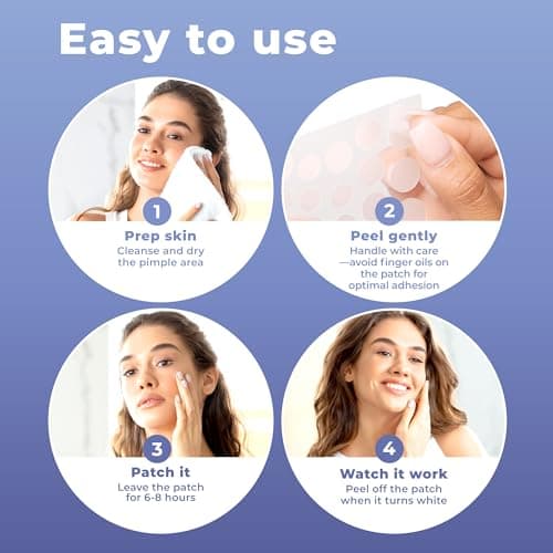 PatchRx Pimple Patches Salicylic Acid (120 Pack), Salicylic Acid Pimple Patches - Zit Patch and Pimple Stickers - Dots for Pimple — view 6