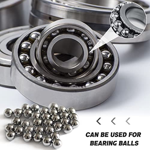25 Pieces 1/2"(0.5'') Steel Bearing Balls Precision Bearing Steel Ball Assortment Kit(13mm) — view 5