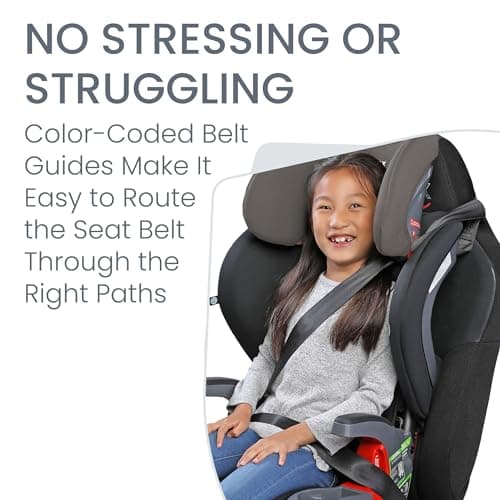 Britax Grow with You ClickTight Harness-2-Booster Car Seat, 2-in-1 High Back Booster, Gray Contour — view 5
