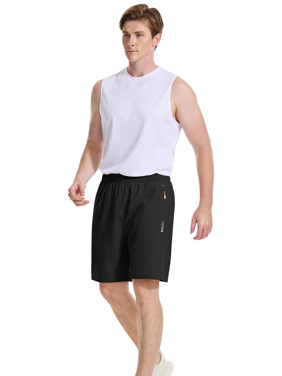 Cimic Pantalon Corto Hombre para con Bolsillo, Transpirables de Secado Rápido Correr Ropa Deportiva Hombre, Gym, Fitness,Tenis — view 4