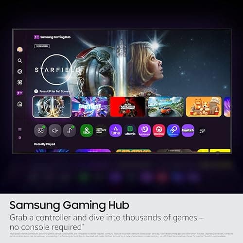 Samsung 65-Inch Class Crystal UHD U8000F 4K Smart TV (2025 Model) Endless Free Content, Processor, MetalStream Design, Knox Security, Alexa Built-in — view 4