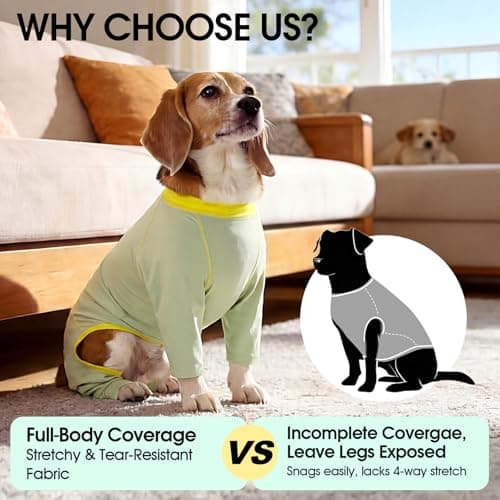 FUAMEY SPF 50+ Dog Sun Protection Onesie in Hot Weather for Medium Dogs — view 4
