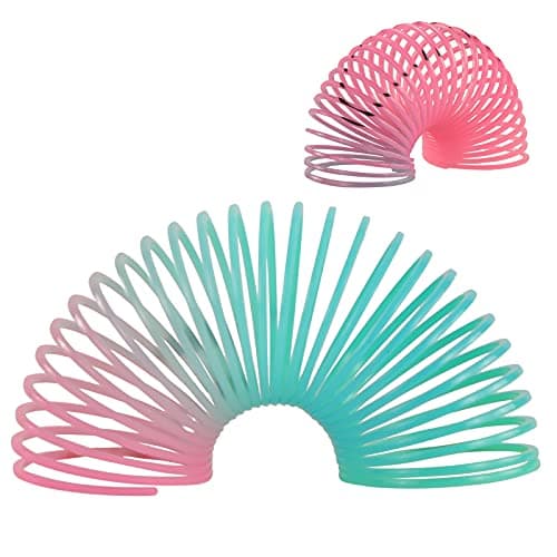 30 Pack Spring Rainbow Magic Fidget Stress Coil Mini Springs Bulk Toys for Party Favor Carnival Prize Birthday Goodie Bag Stuffers for Kids Boys Girls… — view 3