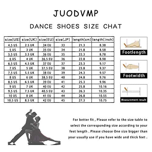 JUODVMP Women's Latin Dance Shoes Rhinestones Satin Ballroom Dance Shoes Salsa Professional Dance Shoes,Model 430,3 inch Heel,Nude,6.5 US — view 5