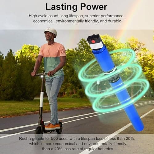 36V 5.2Ah Replacement for Gotrax GXL V2 Scooter with187.2Wh Power 5200mAh Capacity High Performance Longer Life Battery Pack — view 5