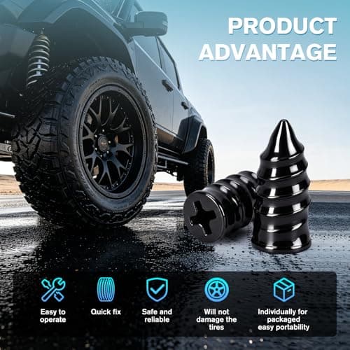 Uxuzepo 71PCS Tire Plug Kit, Screw Type Tire Repair Kit — view 4